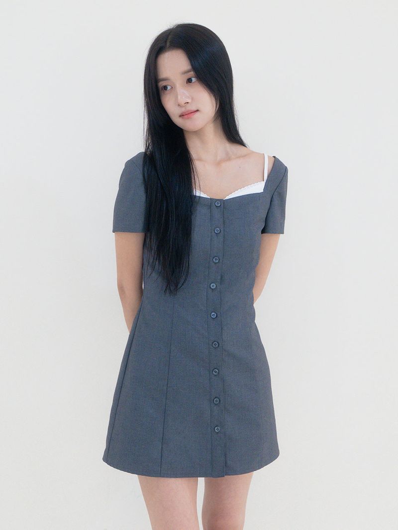 Bella dress (Gray)