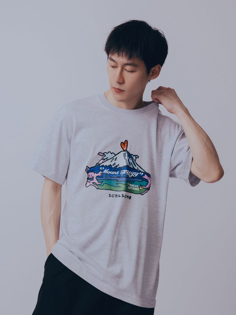 Mount. Fuji Graphic T-Shirt (Gray)