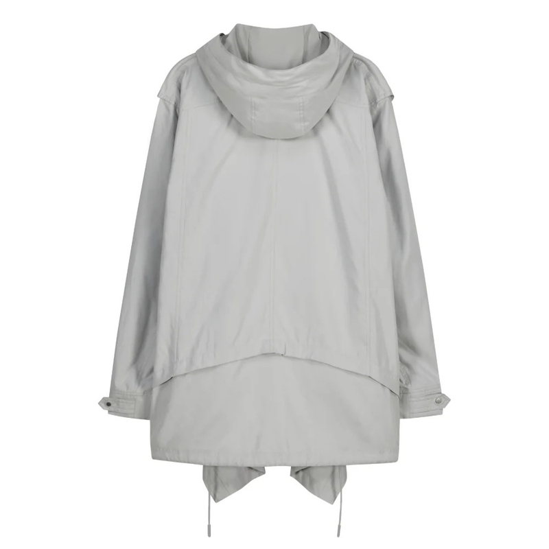 Draped Field Parka / Grey