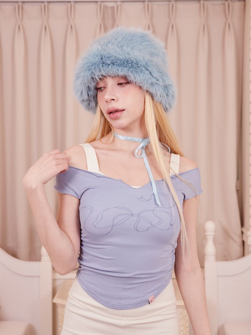 Lina String T-shirts_BABY BLUE