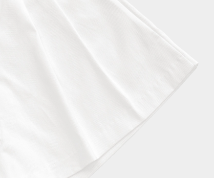 Ont A-line Two-Pintuck 3/4 Shorts / 4 Colors
