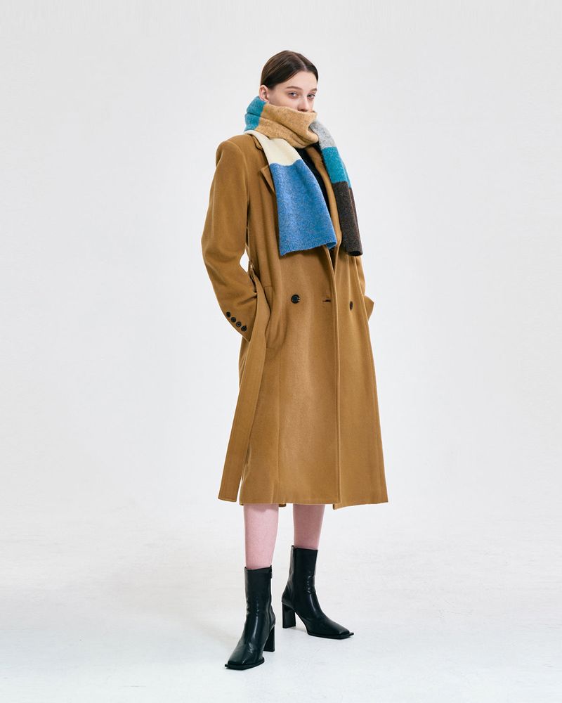  Colour Block Muffler _ BLUE