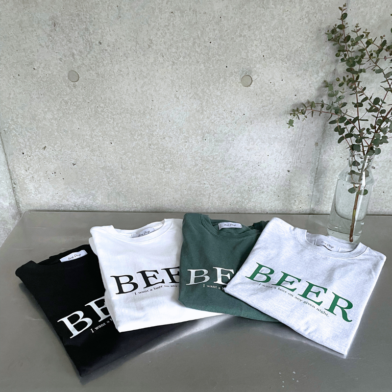OneDrop BEER LOGO Long T shirt