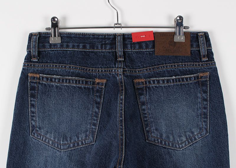 LOW BRUSH STRAIGHT DENIM