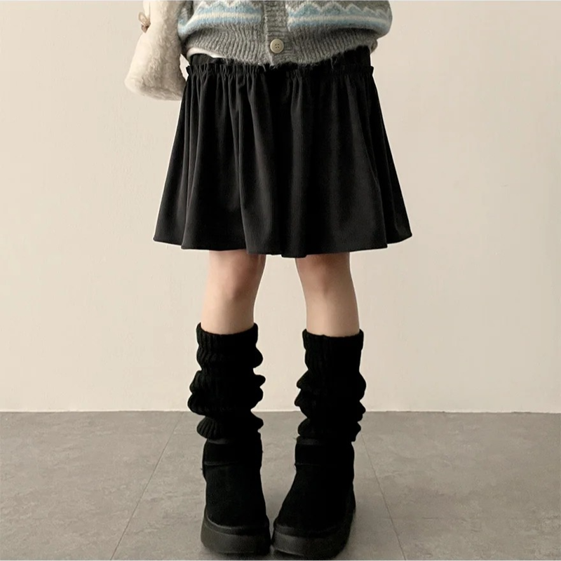 Lua Corduroy Banding Mini Skirt