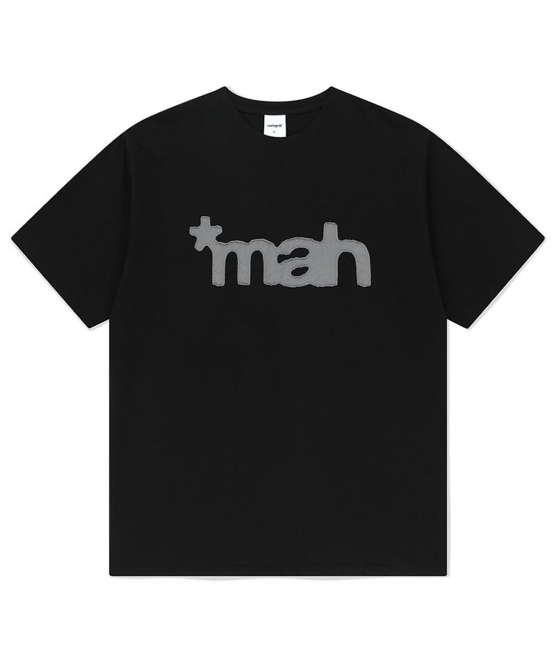 mahagrid(マハグリッド)の「mah CUT OFF APPLIQUE TEE(Tops)」