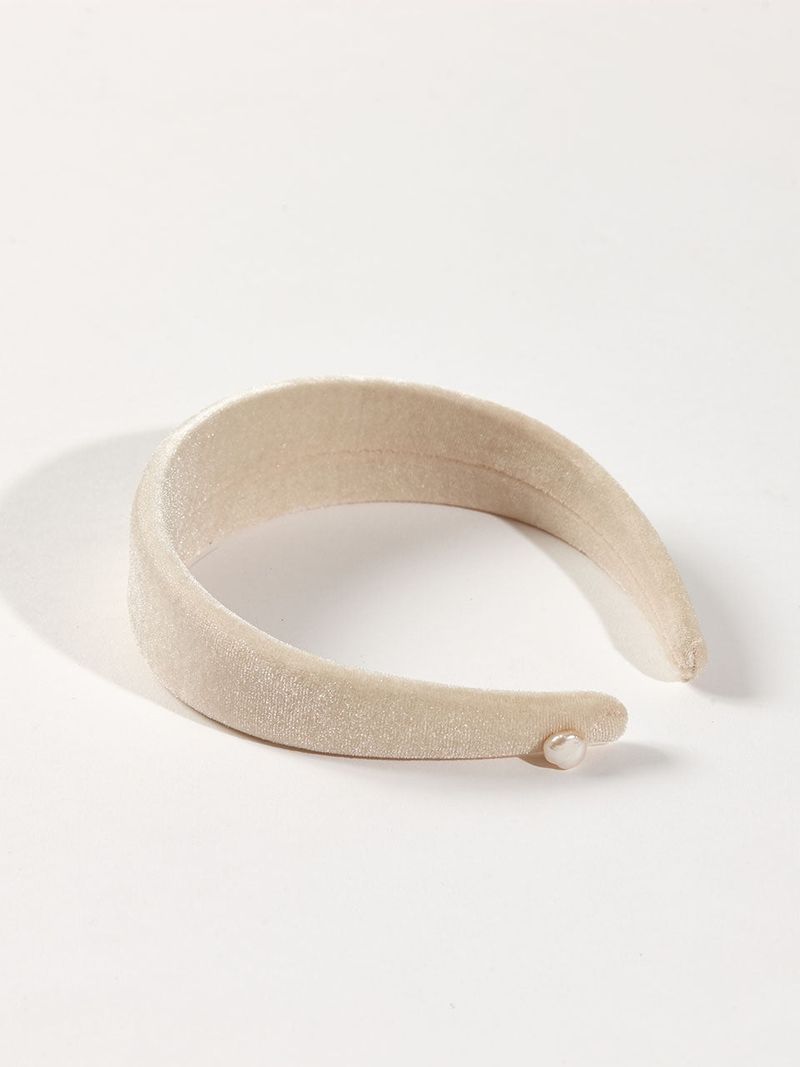 Ivory Velvet Headband