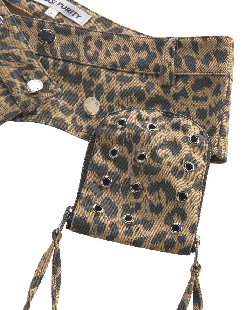 LEOPARD POCKET BELT