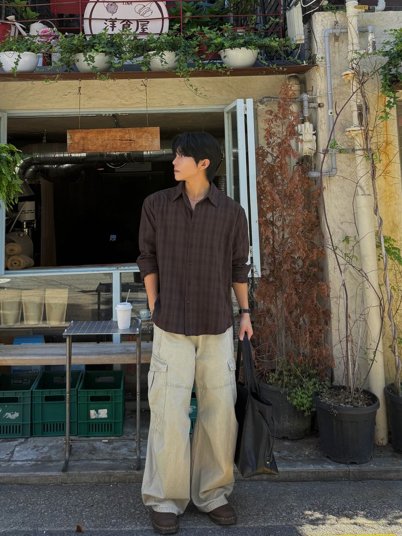 Mark deep check shirt