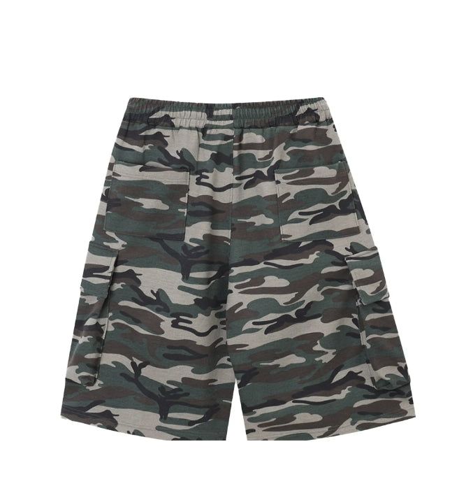 Pael Camo Cargo Bermuda Pants