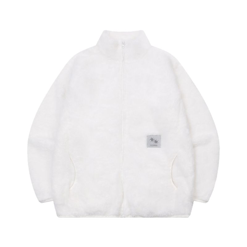NOOVE WOOL FLEECE ZIP-UP (2COLOR)