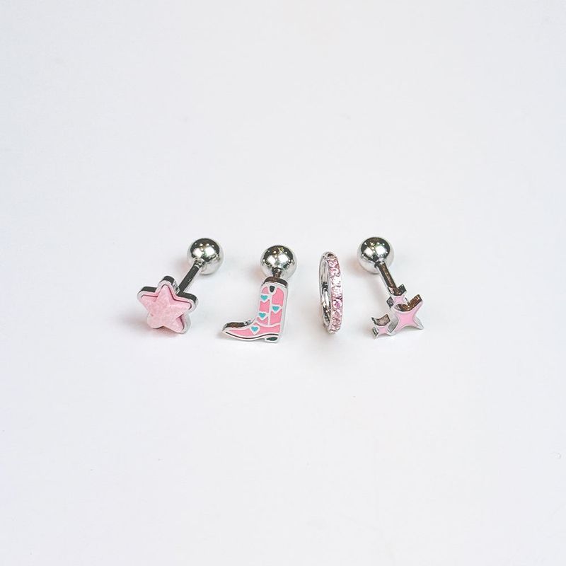 [SET] Funky Boots Star Piercing