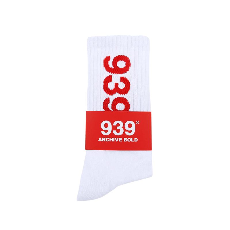 939 LOGO BOARD SOCKS (WHITE)