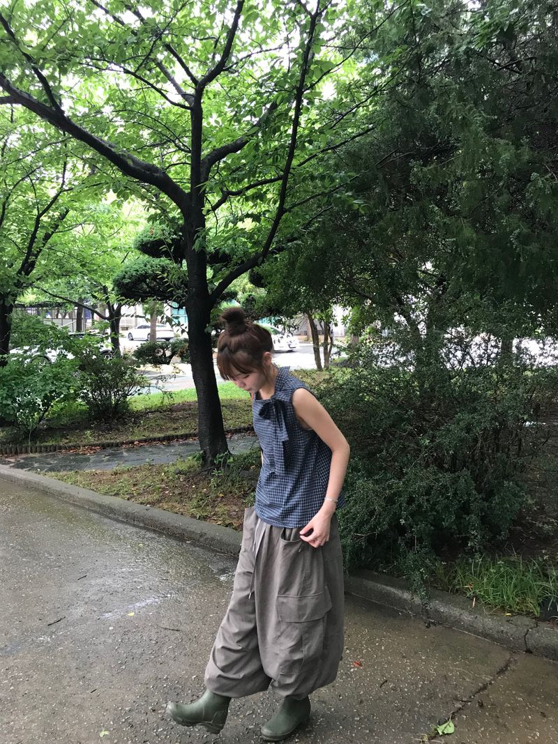 rone check ribbon shirts