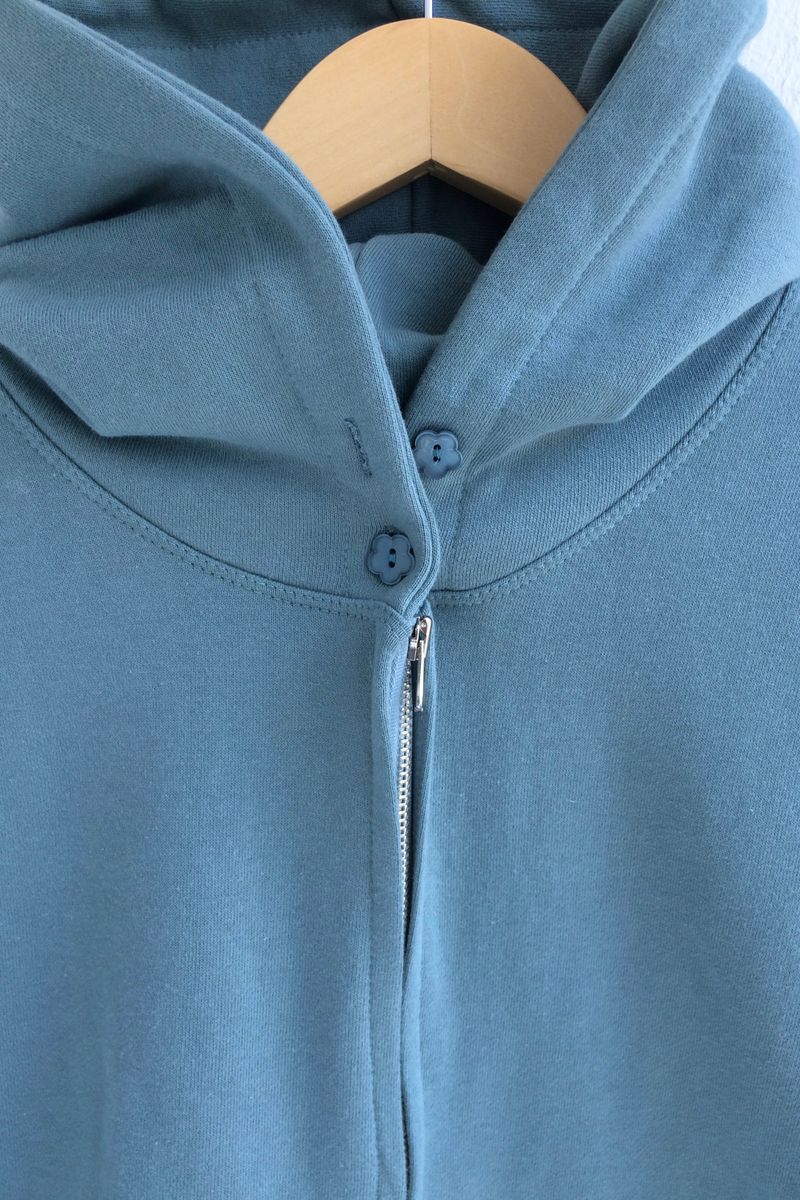 Haze Flower Hooded Zip-Up