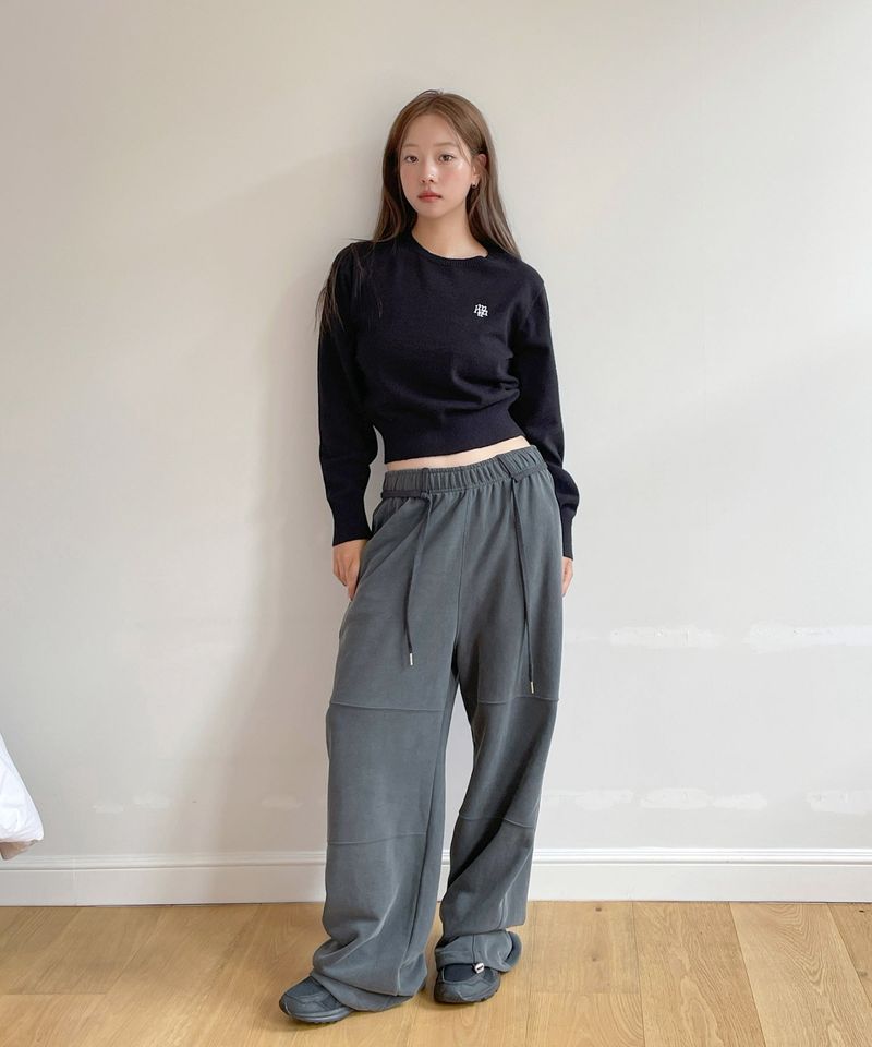 STITCH LOGO BASIC KNIT