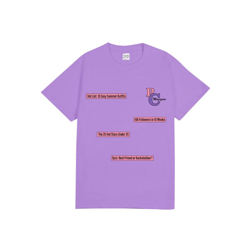 Public Culture（パブリックカルチャー）の「PC Mag Tee - Purple（Tops）」