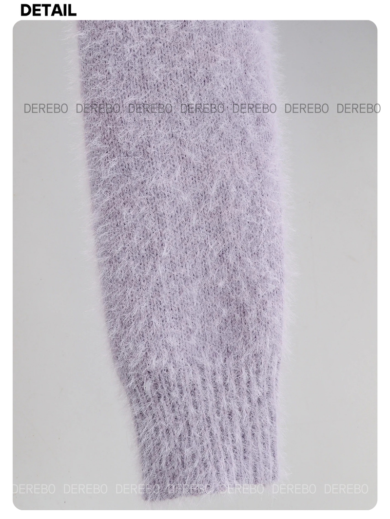 [SALE] Fluffy cropped pastel cardigan