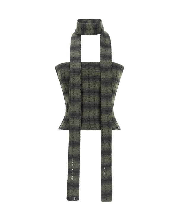 mnem（ムネム）の「[mnem] Cheshire Tube Top Set (green)（Tops）」