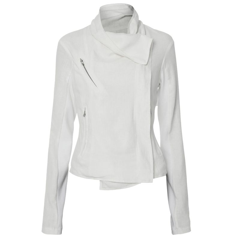 FLAREUP(フレアアップ)の「Asymmetrical Biker Jacket (FL-047_Off White)(Jackets/Outerwear)」