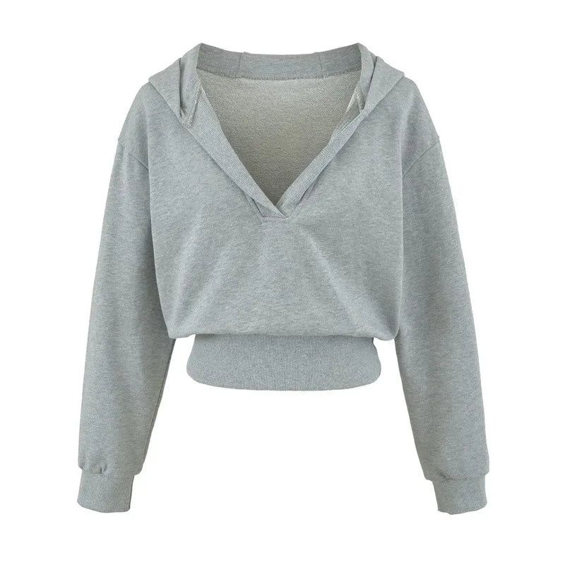 Cozy&Kitsch（コージーアンドキッチ）の「ハーパーVネッククロップフーディー（トップス）」