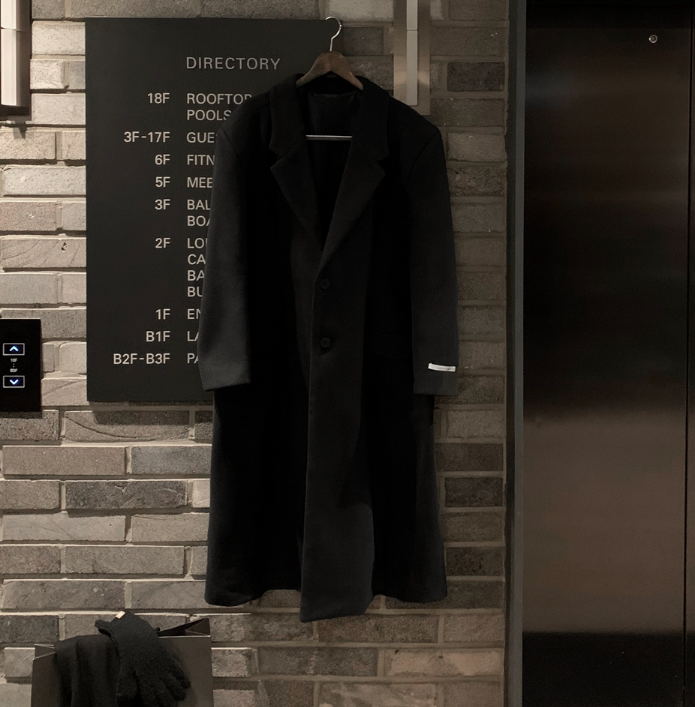 Divine Dart Maxi Overfit Wool Coat