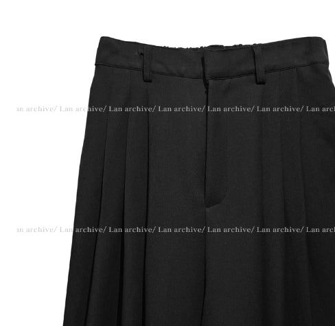 Hounds three-tuck wide slacks