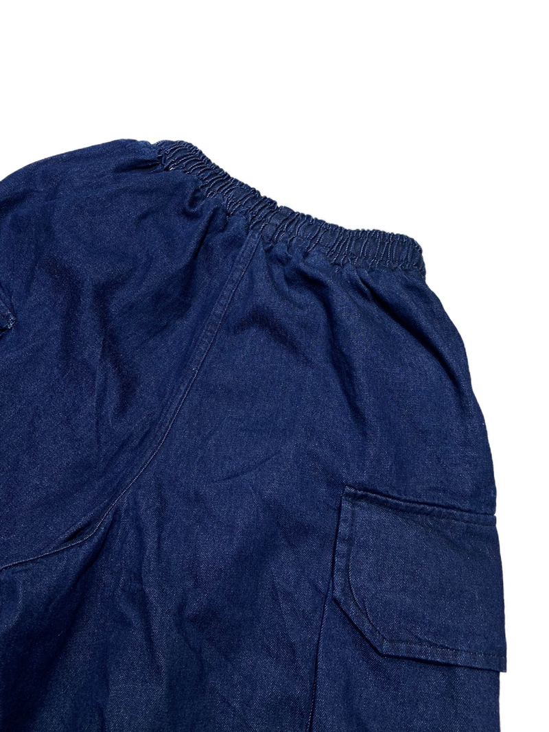 Over Denim Cargo Balloon Pants 2C