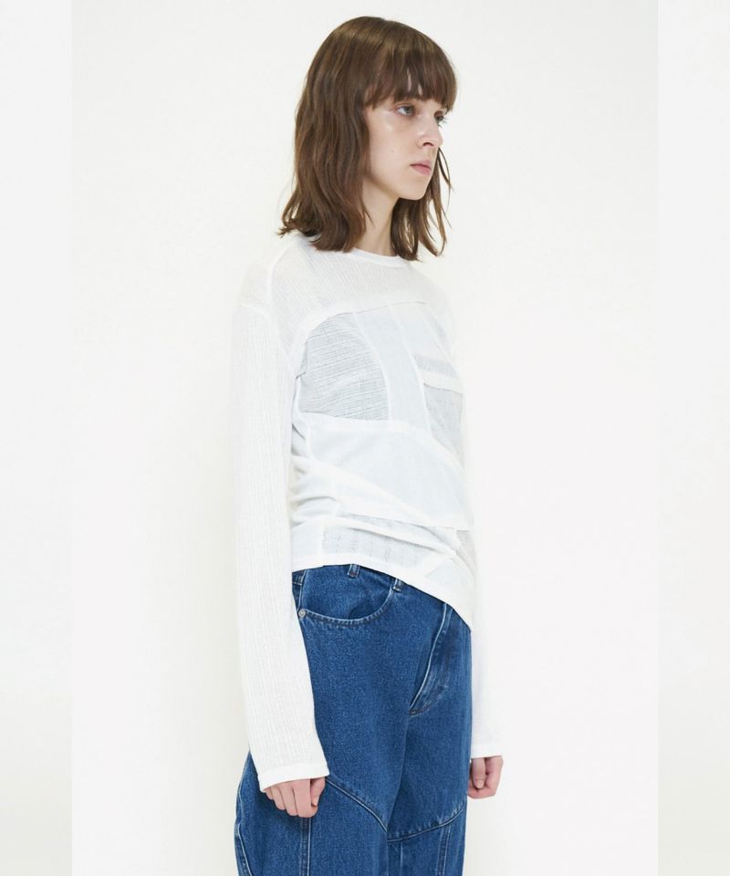 PATCHWORK RIB TOP
