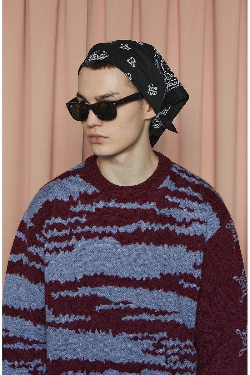 NOTE PAISLEY BANDANA / BLACK