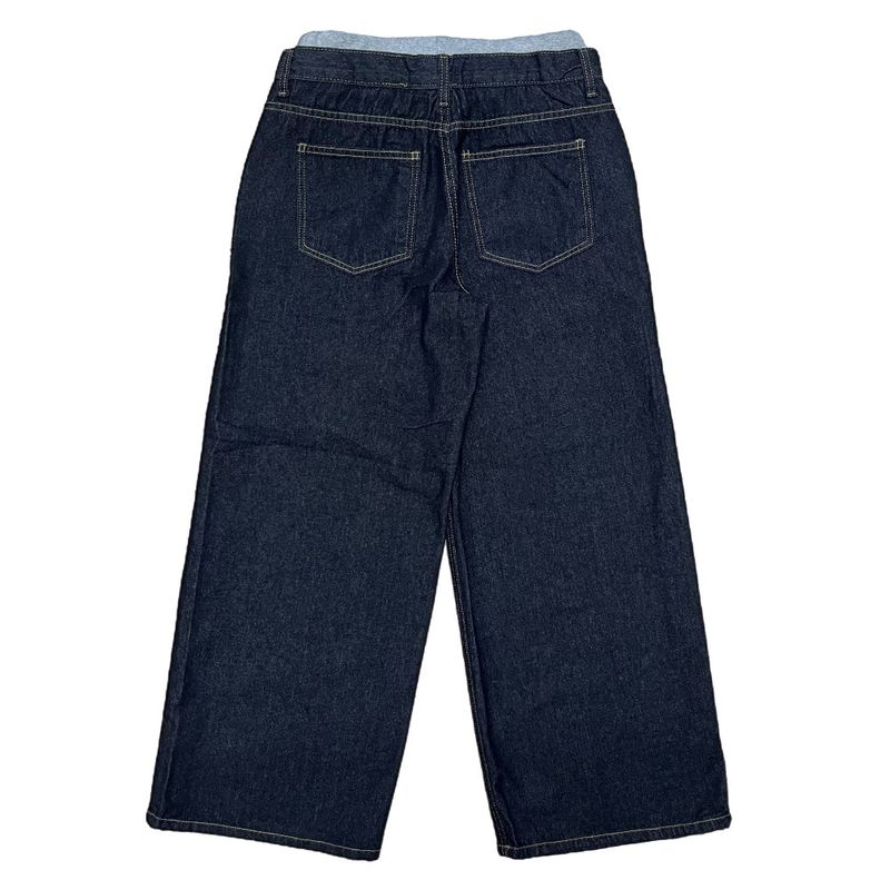 Atlas Non-fade Raw Denim Wide Pants