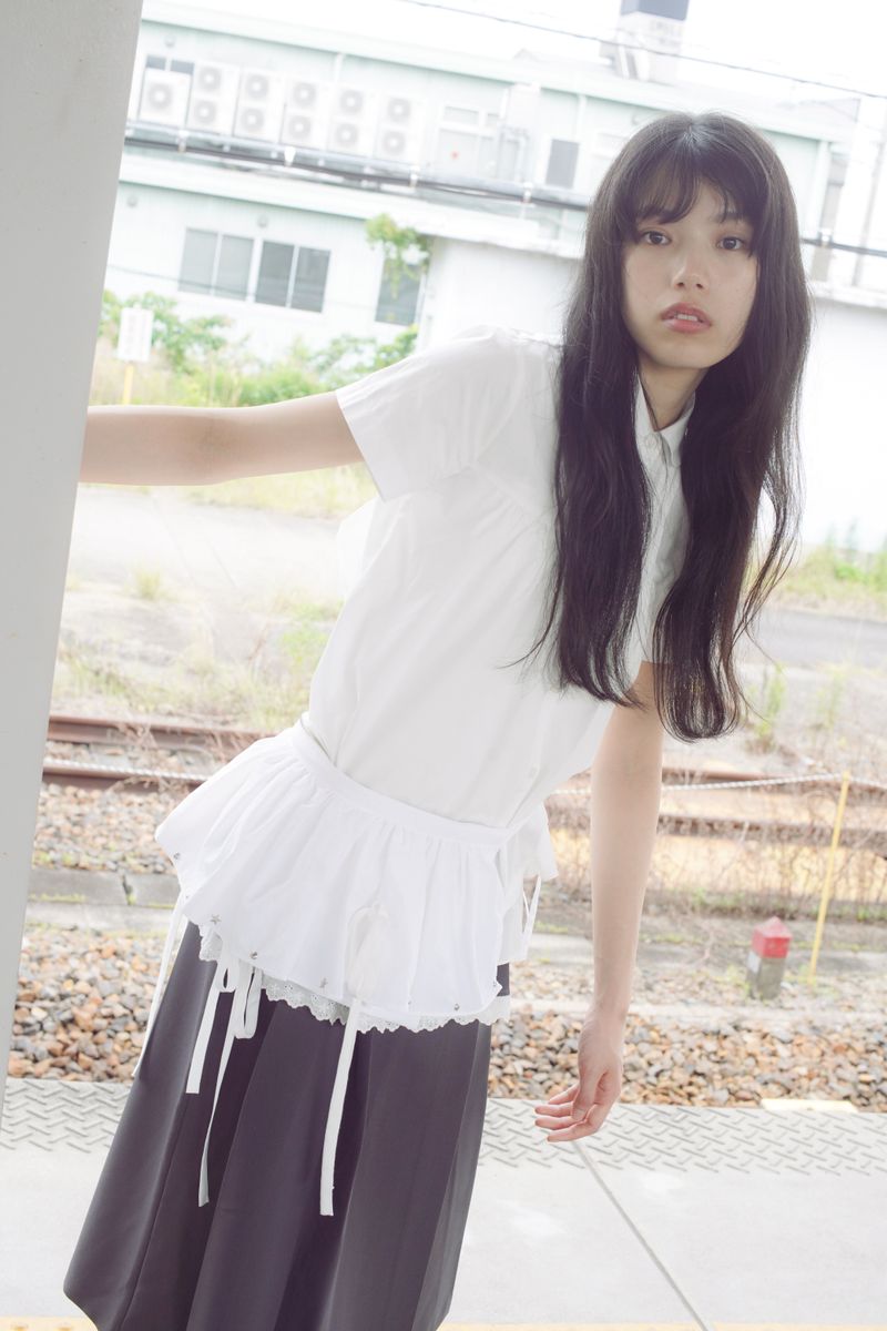 bigribon frill shirt 