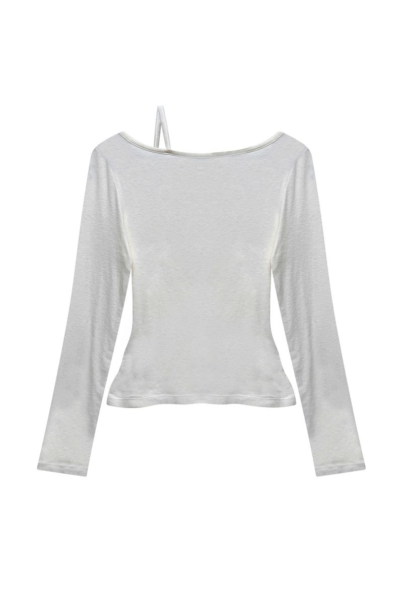 MUREN SHIRRING TOP / IVORY