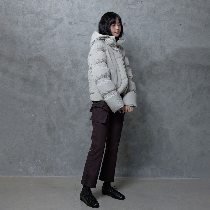 RIBBON POCKET ANKLE PANTS