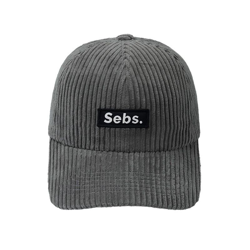 Sebs.（セブス）の「Sebs. コーデュロイボールキャップ / グレー（帽子）」