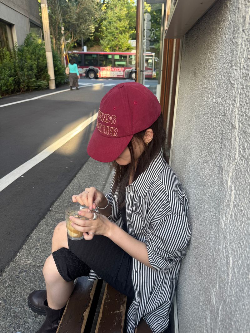 Friends Together Cap - Burgundy
