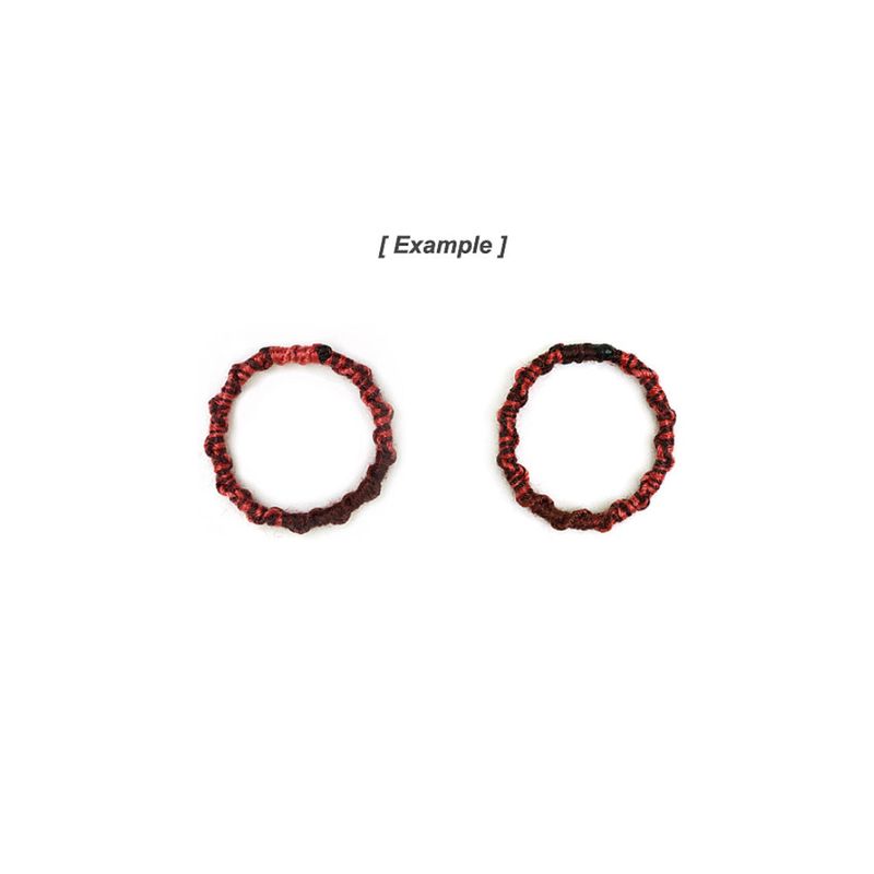 [CCNMADE] LETTER RING 2 (MIX Red)