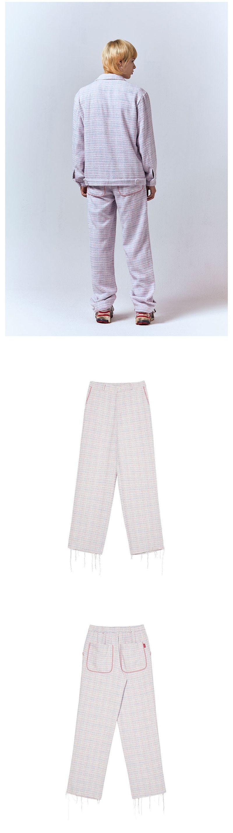 LIBERTY TWEED PANTS [PINK]