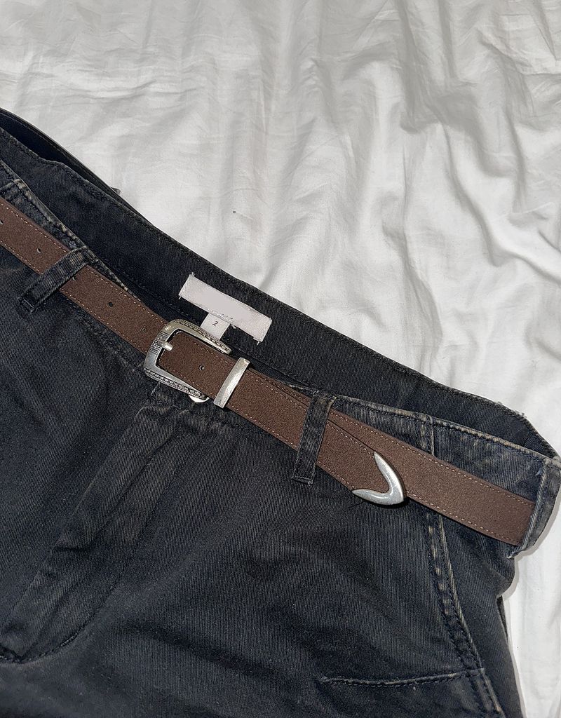No.0993 west suede BELT
