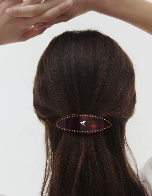 hyeres lor（イエール・ロール）の「26SS★ Colombe d'Or (Y) Stone Oval Hair Pin（Hair Accessories）」
