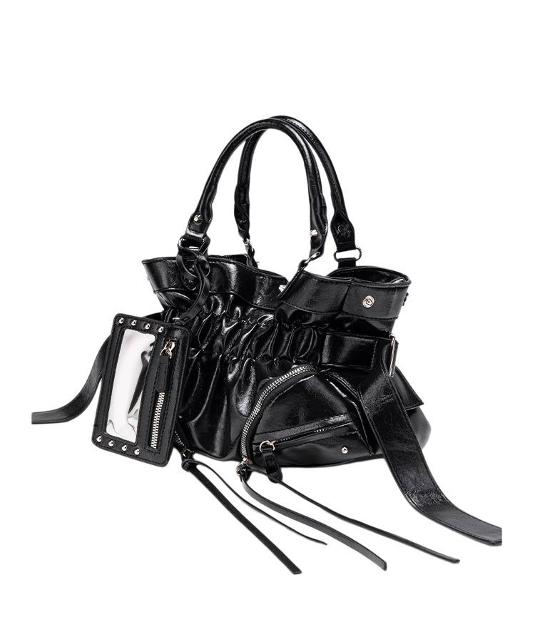 Luxury chain quilted bucket bag