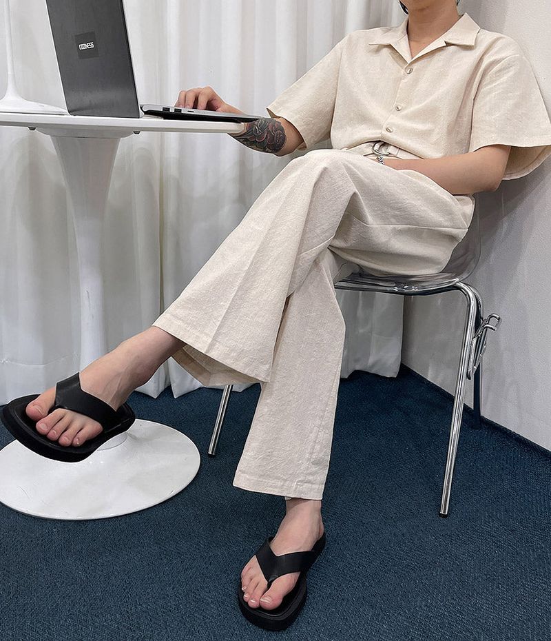 RO linen wide jumpsuit (3 colors)