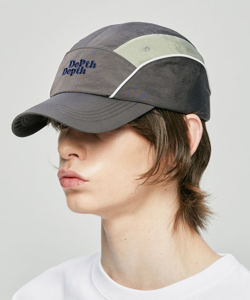 Depth Nylon 7 Panel Cap Light Charcoal
