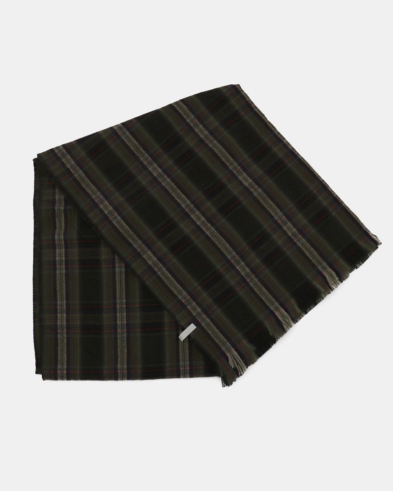 Warmk Vintage Checked Winter Scarf