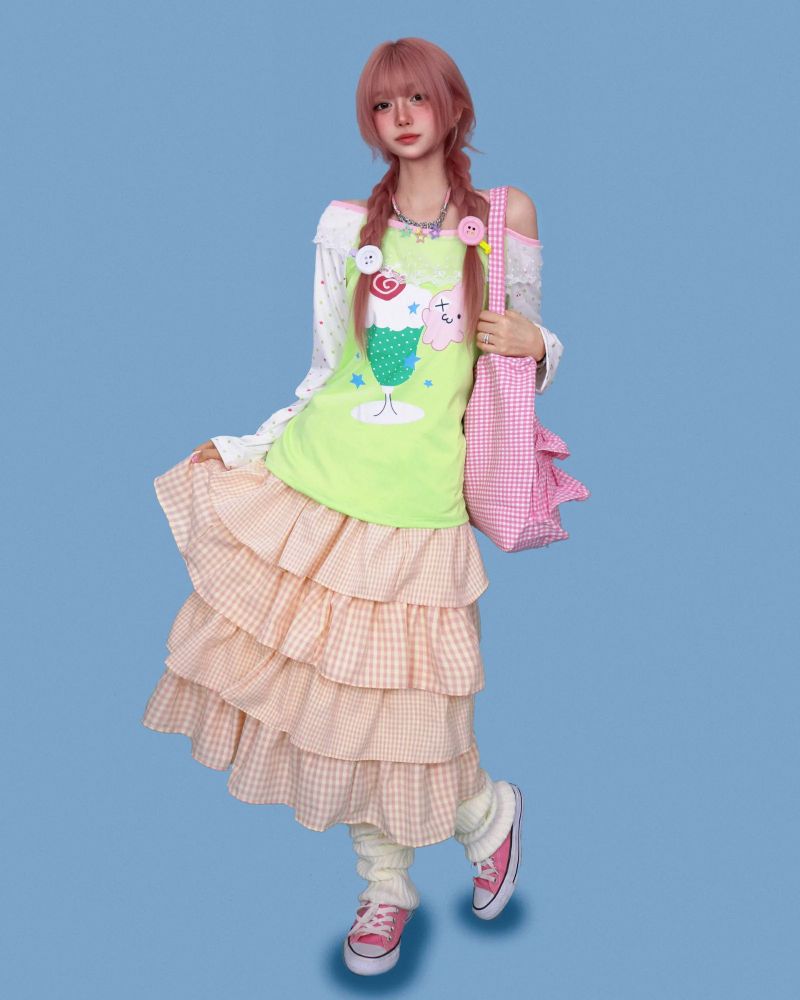 melon soda wide long T