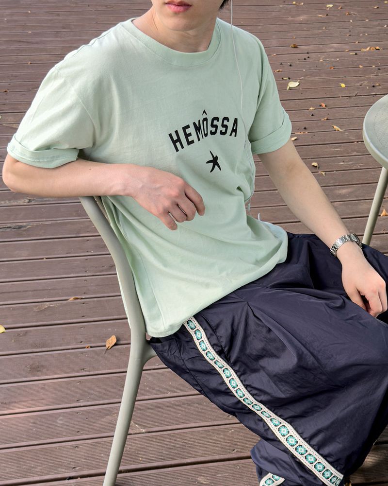 JIIGEUM(ジグム)の「Vemos Star Logo Cropped Short Sleeve(Tops)」