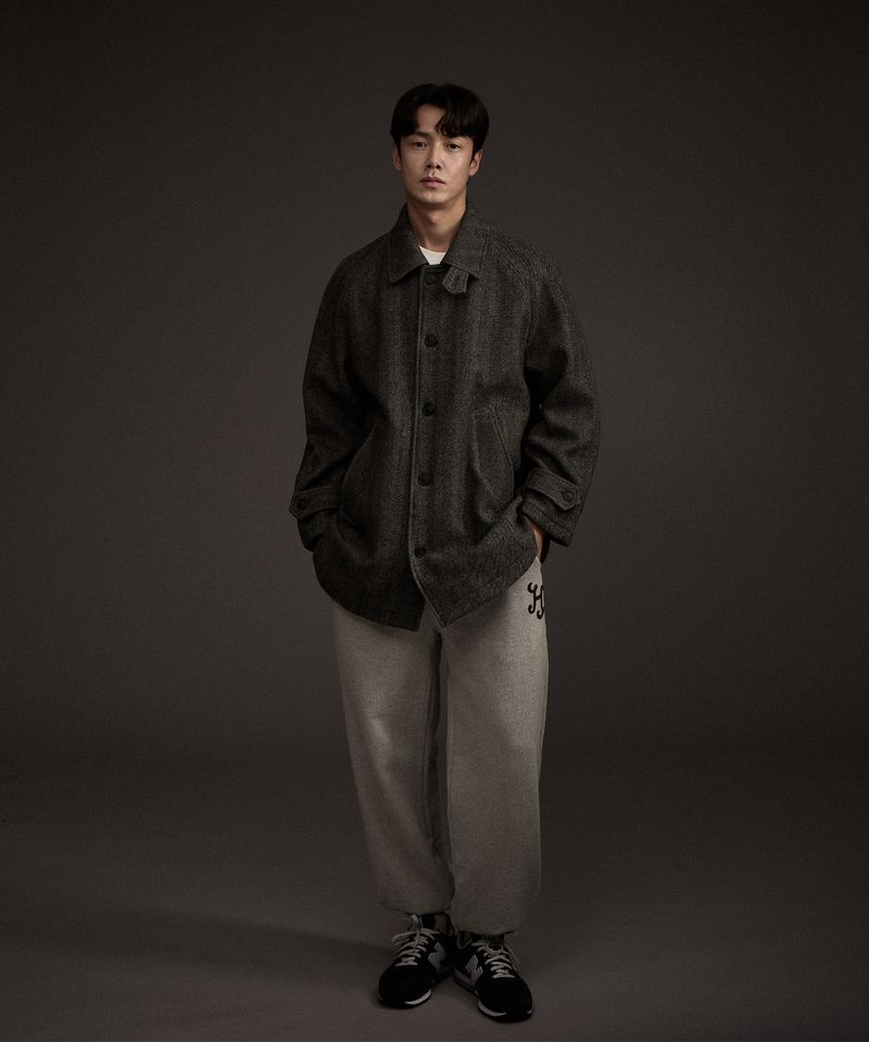 LOOSE FIT JOGGER SWEAT PANTS GREY