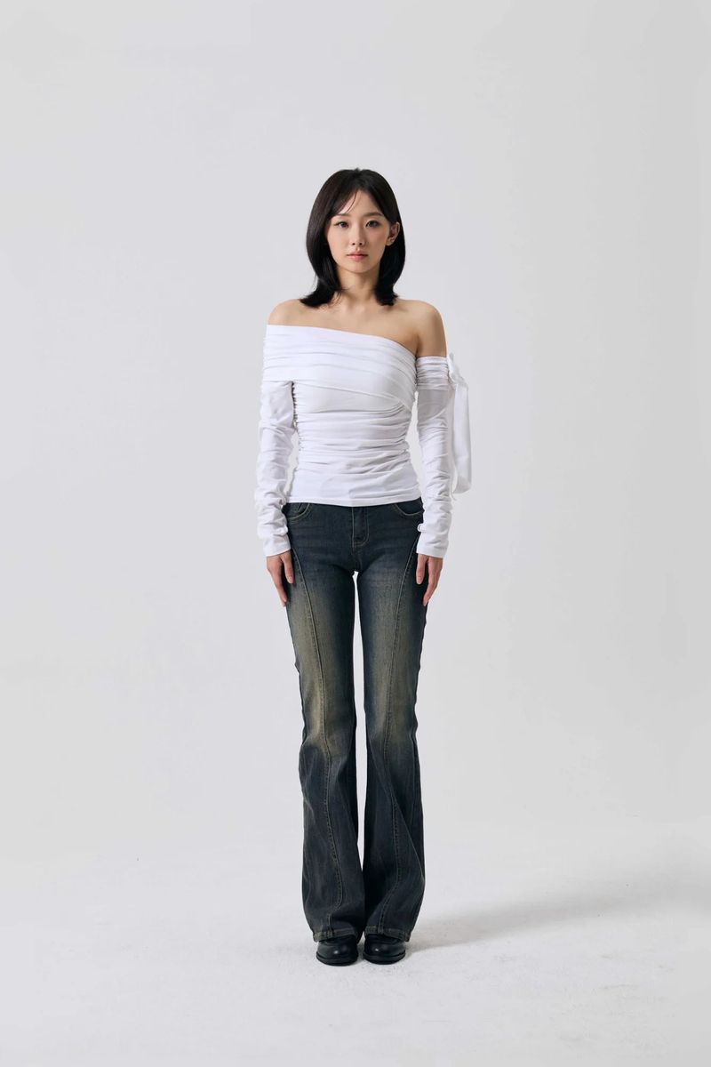 ELLA BOOTCUT DENIM PANTS / BLUE