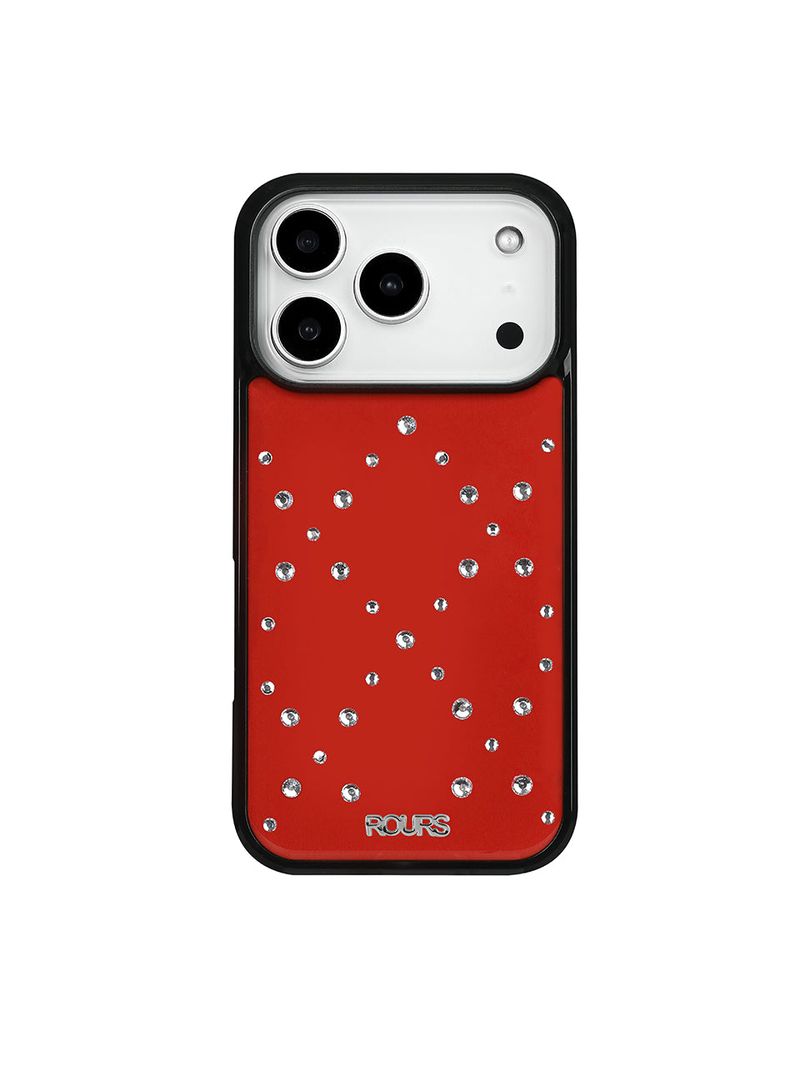 cubic argyle case (red)