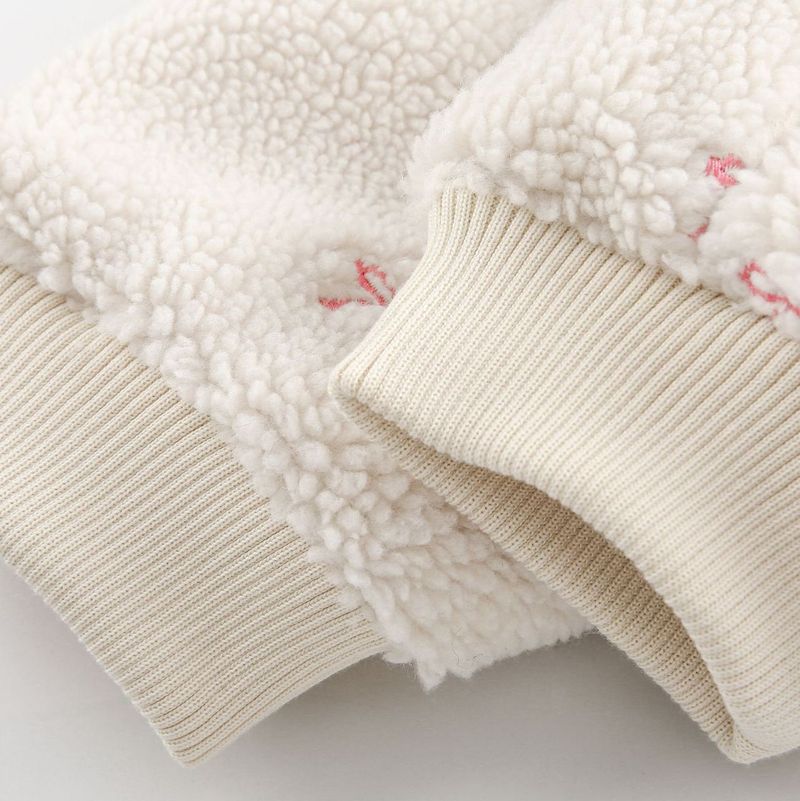 Ribbon Reversible Fleece Hoodie Jacket
